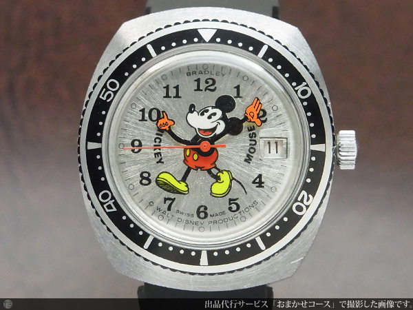 BRADLEY 手巻き懐中時計 ディズニーランド25周年記念 USA 動作未確認