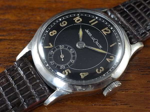 ジャガー・ルクルト JAEGER-LECOULTRE ブラックダイアル スモール