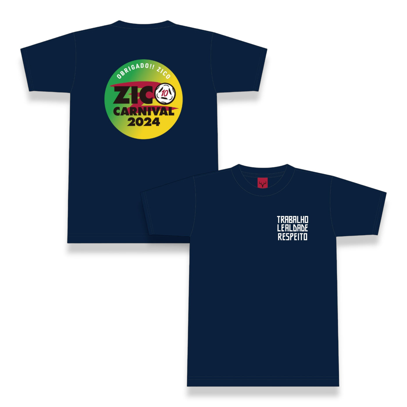 ZICO CARNIVAL ロゴTシャツ（ネイビー） – 鹿島アントラーズFC - 公式