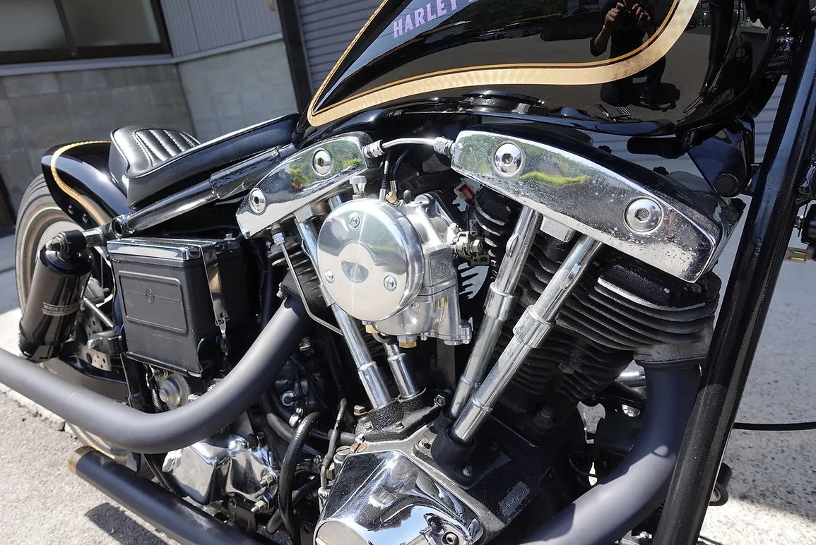 ナガノ Harey-Davidson FLH-80 (ショベルヘッド) Harley-Davidson