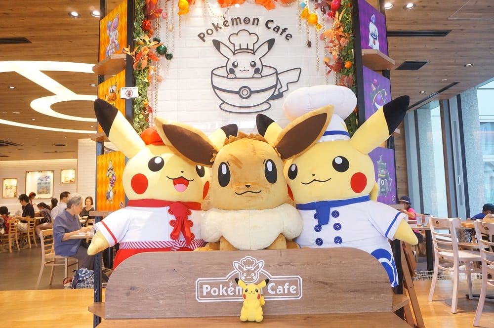 ポケモンカフェ限定 ゲンガーグラス ピカチュウ、イーブイ マグカップ