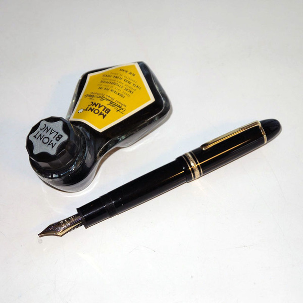 状態良【モンブラン本物】万年筆/マイスターシュテュック/No.149/EF字