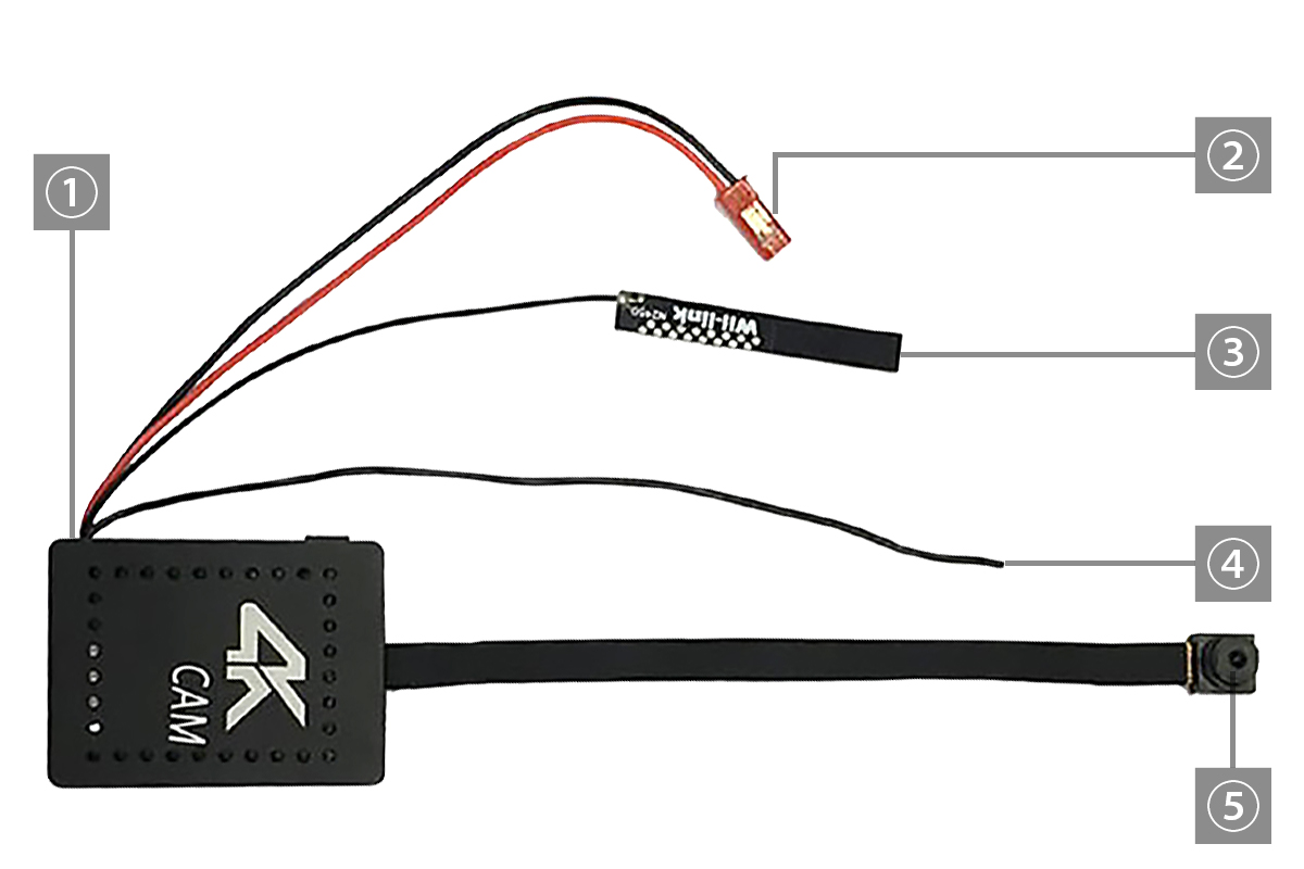 TEM-949 | 4K録画対応基盤(基板)ユニット小型カメラ【SALE】【レンズ