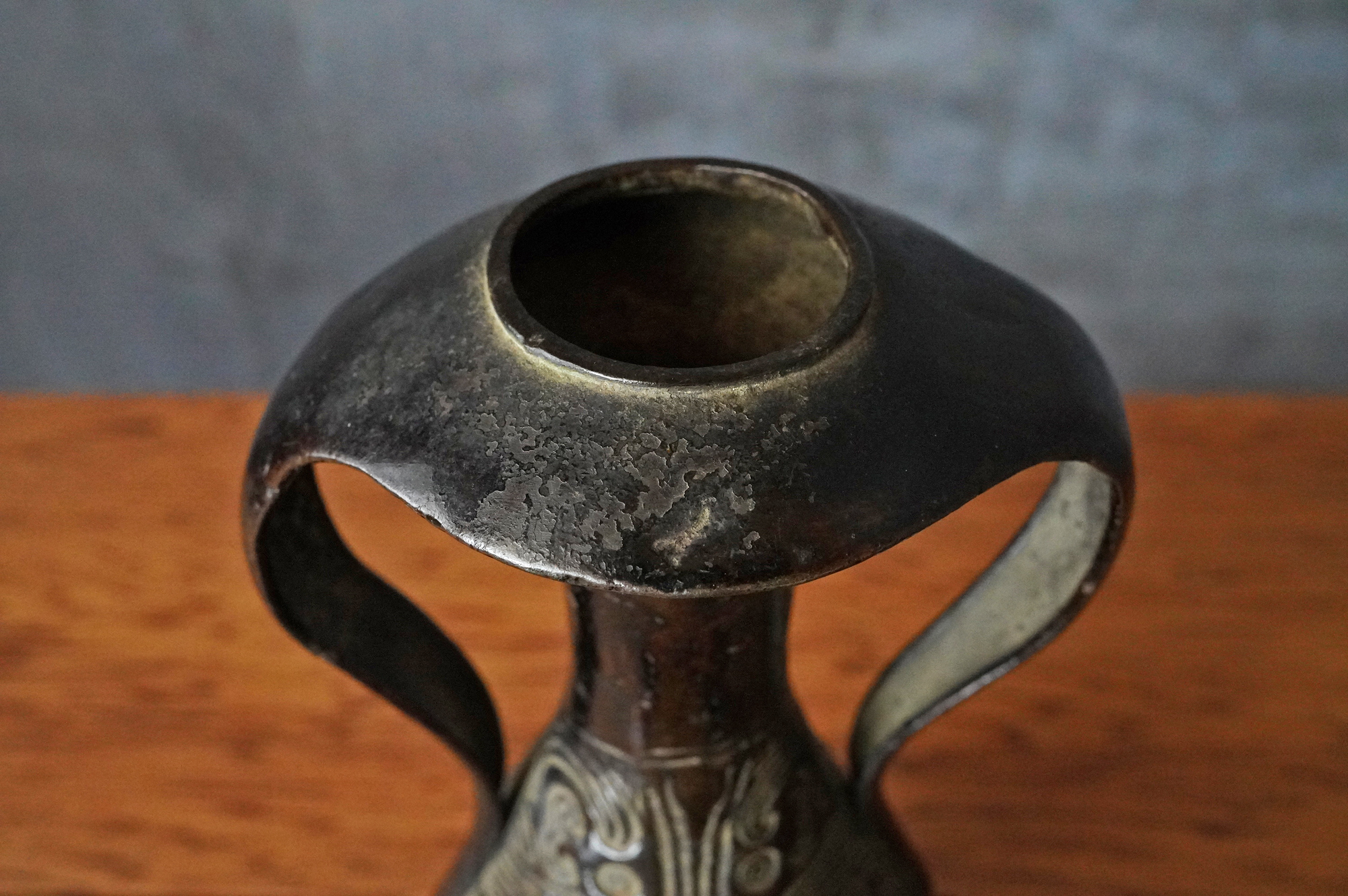 香爐古銅製「中尾貞宗製造」時代物古美術品，書房置物 【公式通販】