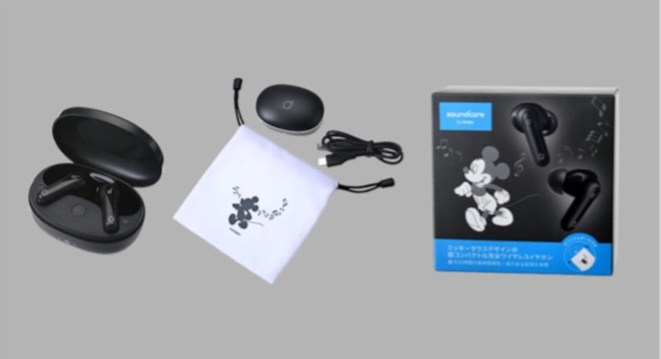 ミッキーとミニーの完全ワイヤレスイヤホン「ディズニーストア