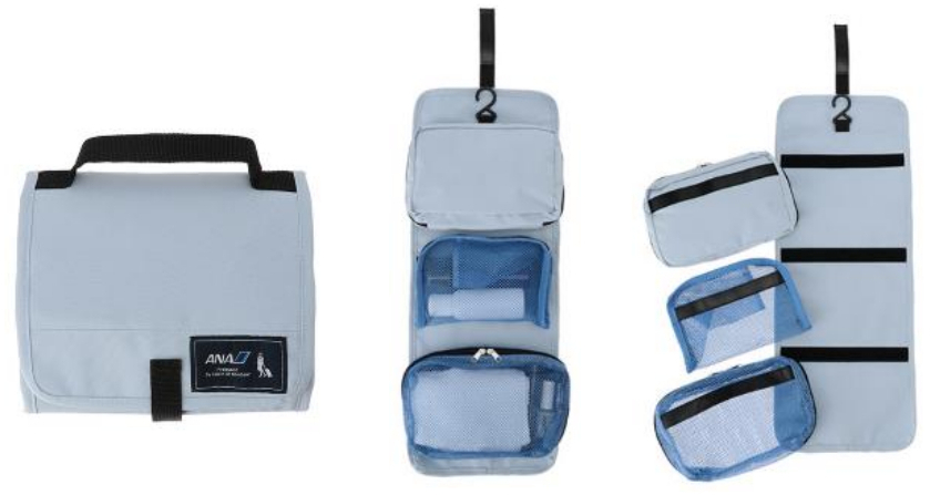 ANA、CA約800人のお悩みから開発したトラベルグッズ。ハンギングポーチ