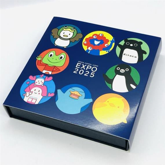 新品未開封☆EXPO 2025 こみゃく ピンバッジ 2個セット 万博限定