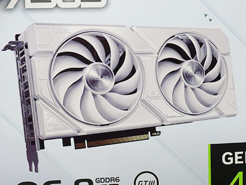 ASUSの白いGeForce RTX 4060/4060 Tiが発売、Dual EVOシリーズ - AKIBA