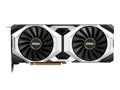 MSIの「GeForce RTX 2080 Ti VENTUS GP」が発売、デュアルファン仕様