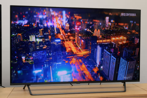 アイリスオーヤマ、量子ドット技術「QLED」採用の55型4Kテレビ - AV Watch