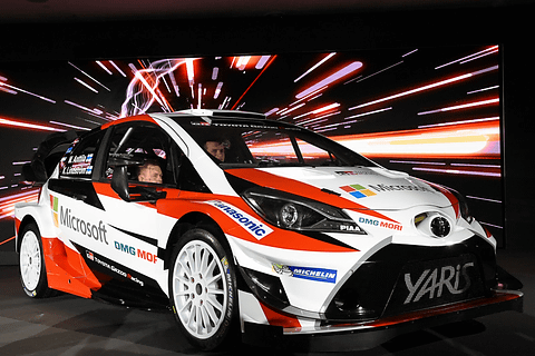 TOYOTA GAZOO RacingのWRC参戦車両「ヤリスWRC」登場映像 - Car Watch