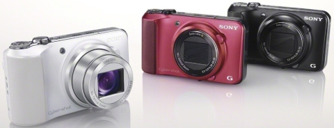 ソニー、1,820万画素で20倍ズームやGPS機能を搭載した