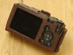 ユリシーズ、リコー「GR DIGITAL IV」用の本革カメラケース - デジカメ