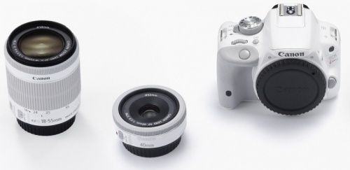 CanonEOSKissX7ホワイト 40mm 18-55mm 55-250mm キヤノン、ホワイト色