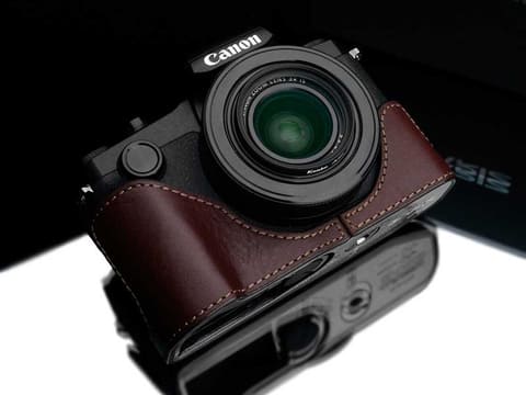 イタリアンレザー使用のキヤノンPowerShot G1 X Mark III用ボディ