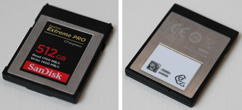 サンディスク、エクトリームプロCFexpress Type BカードがニコンZ 7/Z