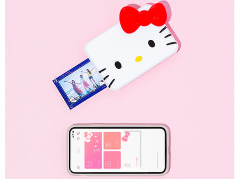 キヤノンのミニフォトプリンター「iNSPiC」にハローキティモデル登場
