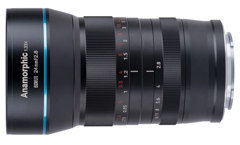 SIRUIのアナモルフィックレンズシリーズ第3弾「24mm F2.8 1.33X」が6