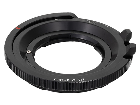 SHOTEN、ライカM→富士フイルムGFX用のマウントアダプター。新ロック