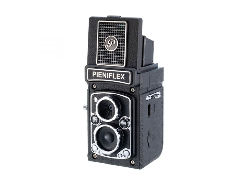 折りたたみフードを備えた「二眼レフ風トイカメラ」 - デジカメ Watch