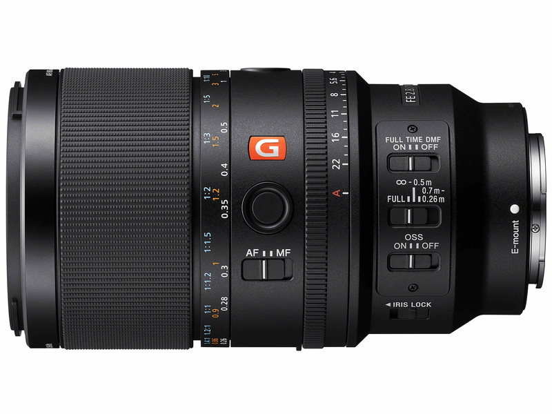 G Master初のマクロレンズ「FE 100mm F2.8 Macro GM OSS」。撮影倍率は