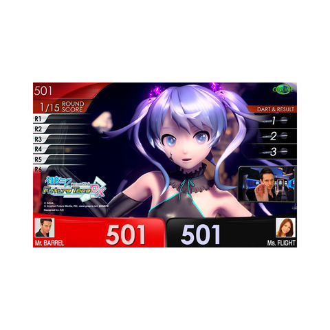 初音ミク Project DIVA Future Tone DX」とコラボしたダーツセット3種