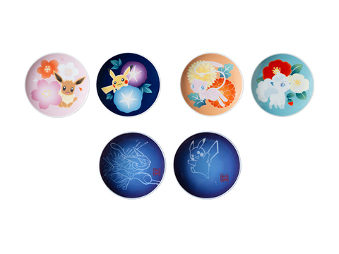 ポケモン、和のテイストで描かれた「ぽけもんはるなつあきふゆ」グッズ