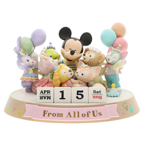 ダッフィーフレンズ 万年カレンダー ディズニー、「ダッフィー