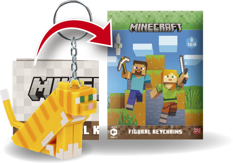 マイクラ」公式フィギュアキーチェーンがデアゴスティーニより登場