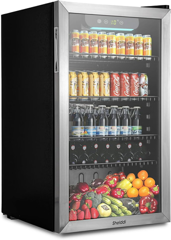 ガラスドア冷蔵庫 3棚付き【無料配送地域有り】 ガラスドア冷蔵庫 3棚