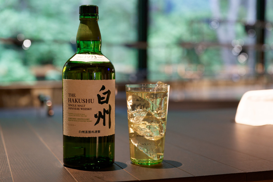 サントリー 白州 12年 シングルモルトウイスキー 2本セット グラス紙袋