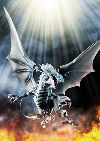 遊戯王」でおなじみ「ブルーアイズ・ホワイト・ドラゴン」のフィギュア