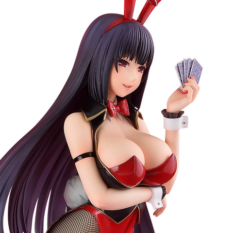 賭ケグルイ」より「蛇喰夢子」がカジノディーラー風のバニー姿で立体化