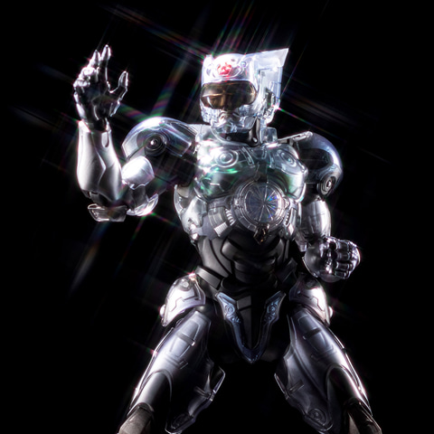 超光戦士シャンゼリオン シャンバイザー 千値練、透明デザインの「超光