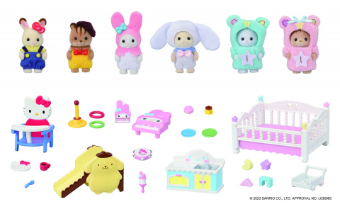シルバニアファミリー」と「サンリオキャラクターズ」が初コラボ