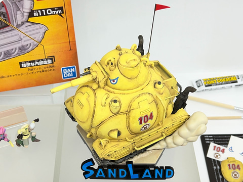 BANDAI SPIRTIS、「SAND LAND」から戦車プラモデル「国王軍戦車隊104