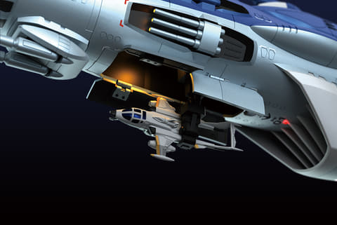 アシェット 宇宙戦艦ヤマトシリーズ パトロール戦艦完成品です