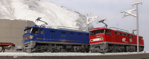 HOゲージ 北斗星12両フル編成 EF510北斗星 カシオペア牽引機付き 寝台