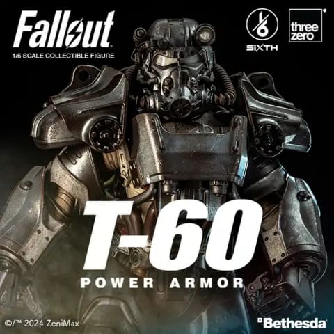 Fallout」可動フィギュア「T-60 パワーアーマー」が復刻！ 男性ヘッド