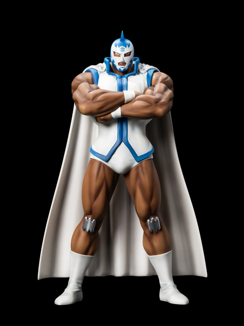 高いジャンプ力をもつ「キン肉マン マリポーサ」が原作カラーで