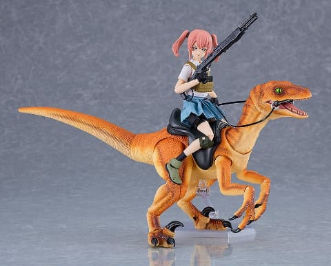 アクションフィギュア「ex:ride 小型恐竜（アッシュ）/（ブラウン