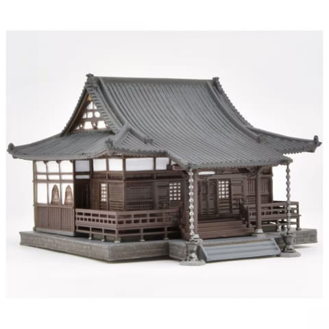 1/150スケール「建コレ」シリーズの「お寺」が新色リニューアルで11月