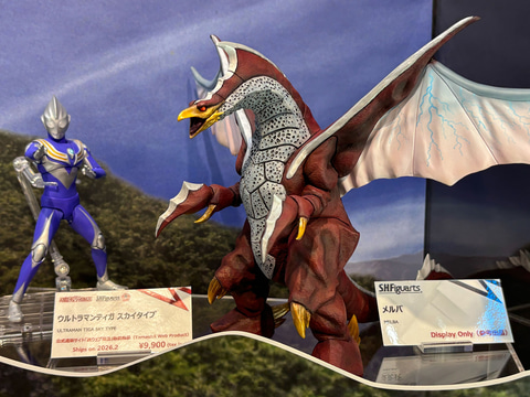 ウルトラマンティガ」より「S.H.Figuarts メルバ」が参考展示【#魂