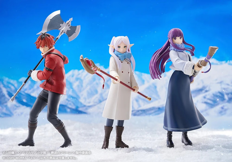 葬送のフリーレン」より冬服姿のフリーレンたちがコトブキヤの「OSHI