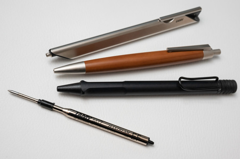 ラミーの名作ペンをジェットストリーム化 単品リフィルを試してみた