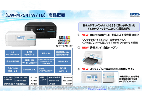EPSON EW-M754TW インクジェットプリンター 印刷枚数50枚 Amazon.co.jp