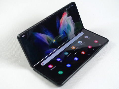 Galaxy Z fold 3 海外版 SIMフリー アラミドケース付 液晶漏れ Galaxy