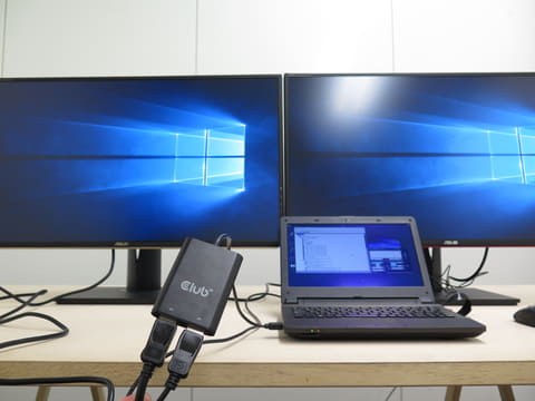 レビュー】USB 3.0接続でデュアル4K/60Hz出力できるディスプレイ