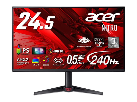 Acerゲーミングモニター 24.5 IPS0.5ms 240Hz G-SYNC Amazon.co.jp