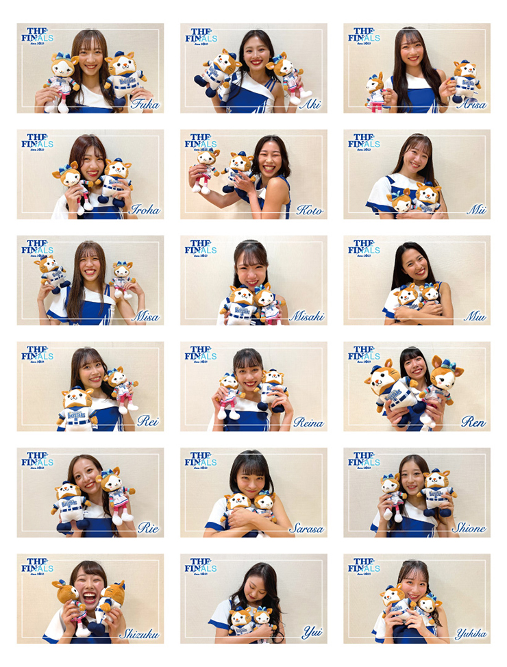 横浜DeNAベイスターズ diana ブラインド直筆アクリル色紙 Yukiha 横浜